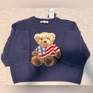 Grayson Threads for Target Navy Sweater with Bear Design
